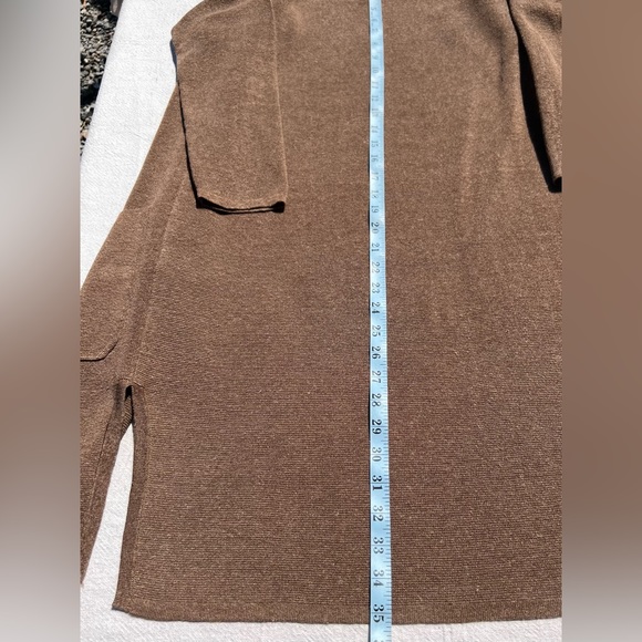 🧥JCREW NEW! Juliette Linen Collarless Cardigan Coat Duster in Pecan Brwn SzXS - Picture 7 of 12